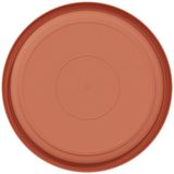 vidaXL Ronde bloemenschalen 6 st baksteenrood ø 23,5 x 2,5 cm