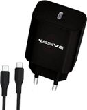 20W PD chargeur rapide, noir