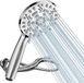 Cobbe Douchekop met slang, hoge druk drukverhogend met 8 straalsoorten, handdouche waterbesparend, grote regendouchekop (chroom)