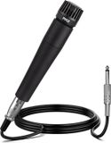 Pyle Microfoon- Professionele Handmicrofoon met Ingebouwd Popfilter- Karaokemicrofoon- 4,5 m XLR Kabel Inbegrepen