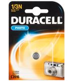 Duracell CR1/3N Lithium Wegwerpbatterij 3V 160mAh Knoopcel 1 stuk(s)