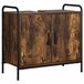 vidaXL Armoire de salle de bain chêne fumé 65,5 x 34 x 61 cm Bois transformé