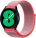 By Qubix - Sport Loop nylon bandje - Roze - Geschikt voor Garmin Venu 2 / Venu 3 - 22mm