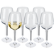 SILVERCREST Lot de 6 verres à vin blanc