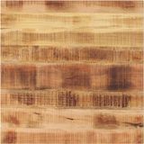 vidaXL Tafelblad vierkant 70x70x1,5 cm massief ruw mangohout