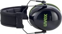 Uvex K10 - Opvouwbare ruiswerende hoofdtelefoon 30dB zwart