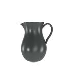 Artevasi Harmonia, eenvoudige en klassieke vaas, handgemaakte keramische kruk, huisdecoratie, decoratieve bloemenvaas, antraciet, 30 cm hoog