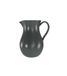 Artevasi Harmonia, eenvoudige en klassieke vaas, handgemaakte keramische kruk, huisdecoratie, decoratieve bloemenvaas, antraciet, 30 cm hoog