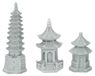 Solidchoice - Lot de 3 mini-pavillons décoratifs pour jardin ou paysage