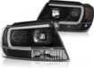 Viking Choice Koplampen met parkeerlicht CHRYSLER JEEP GRAND CHEROKEE 99-05 05 Zwart
