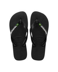 Havaianas Brasil Logo Zwart