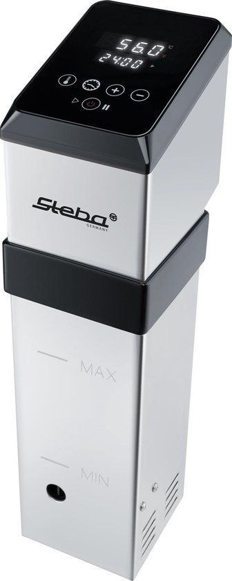 Steba SV120 Sous-Vide Cooker - 30L - 0.1 °C - IPX7 Waterproof - RVS/Zwart