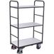 VARIOfit sw-500.258 SW-500.258 Chariot d'étagères Acier Revêtement par poudre Capacité de charge (max.) : 250 kg Gris graphite (RAL 7024)