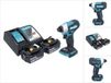 Makita DTD 157 RF accu-slagmoersleutel 18 V 140 Nm 1/4" borstelloos + 2x accu 3,0 Ah + oplader