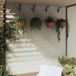 vidaXL - Supports de suspension - avec - jardinières - 4 - pièces - acier - noir