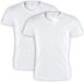 Puma Basic 2 Pack V-Neck Tee - White - Men's S