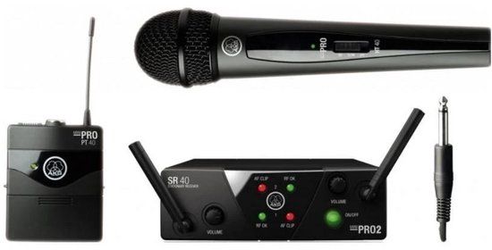 AKG WMS 40 Mini2 Dual Vocal ISM2 - 3 864 MHz draadloos systeem
