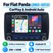 autoradio 7 pouces avec CarPlay & Android 15 pour Fiat Panda (2003–2012) – Navigation GPS, Wi-Fi, BT5.0, DAB+, commande au volant, USB, DSP, 2Go+64Go