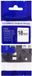 PRINTLINE HSe-651 compatibele tape, 18mm, zwart/geel, leerlook