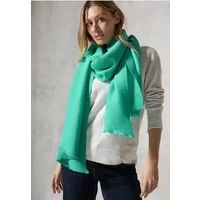CECIL Dames B572649 Cozy Plissé Scarf, Aventurijngroen, A