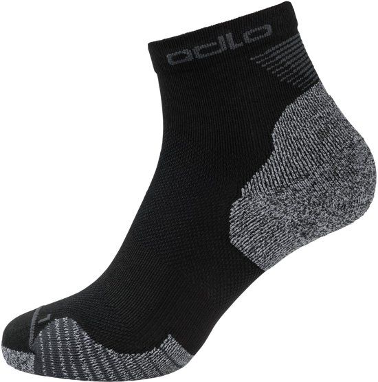 ODLO Socks Quarter Ceramicool Quarter Sportsokken Unisex - Black - Zwart