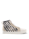 Alpinestars Ride-63 Canvas Blanc Noir Échecs Chaussures de moto