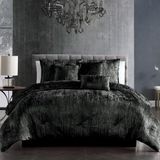 Riverbrook Home Dekbedset, Polyester, Zwart, Queen