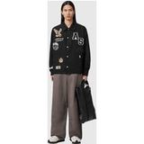 AllSaints Tussenjas 'SOUNDMAN' beige / lichtrood / zwart / wit