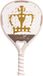 Black Crown Hurricane 3.0 Women's Padel Racket White / Gold L0 Glasvezel Unisex