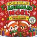 Adorables Animaux de Noël – Livre de Coloriage Grand et Facile pour Enfants de 3-6 Ans