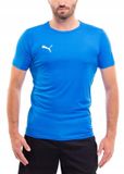 PUMA teamRISE Heren Sportshirt - Blauw - Polyester - Maat M