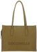 COCCINELLE Leren handtas Myrtha26 Handbag Grained Leather Seagrass kaki