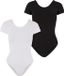 Urban Classics Organic Stretch Jersey 2Pack Bodysuit - XS - Wit/Zwart