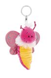 62883 Flibbies 62883 Sleutelhanger, vlinder, 10 cm, roze