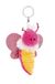 62883 Flibbies 62883 Sleutelhanger, vlinder, 10 cm, roze