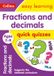 Fractions Collins Fractions & Decimals Quick Quizzes Ages 7-9 Paperback