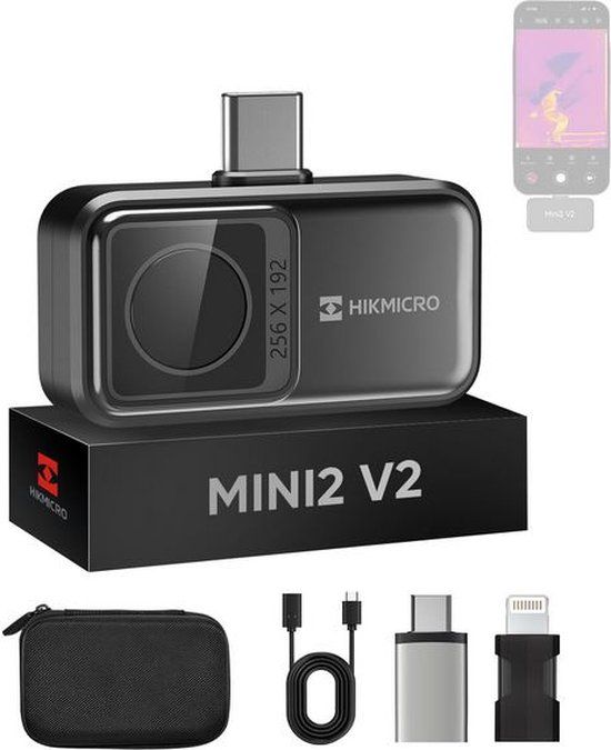 Hikmicro Mini2-V2 - Thermal Camera - iOS & Android - 256x192px - Up to 400°C