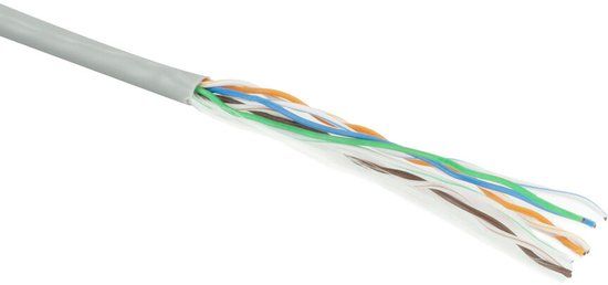 ACT ES305B Netwerkkabel CAT5e 305 m Grijs