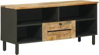 vidaXL Opbergkasten Naturel 100 x 33 x 46 cm Massief Mango Hout