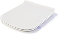SREWOHS PRO Square Ultra-thin Toilet Seat with Soft-Close and Quick-Release for Easy Cleaning, Universal Fit for Square Toilets, 42.5 x 34.5 cm