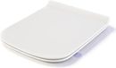 SREWOHS PRO Square Ultra-thin Toilet Seat with Soft-Close and Quick-Release for Easy Cleaning, Universal Fit for Square Toilets, 42.5 x 34.5 cm