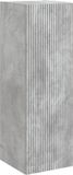 vidaXL - Meuble de salle de bain mural - Gris béton - 33 x 34,5 x 100 cm