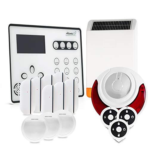 Atlantic'S - Alarme maison sans fil GSM ATEOS Kit 7 (MD-326R) - 3700768925696