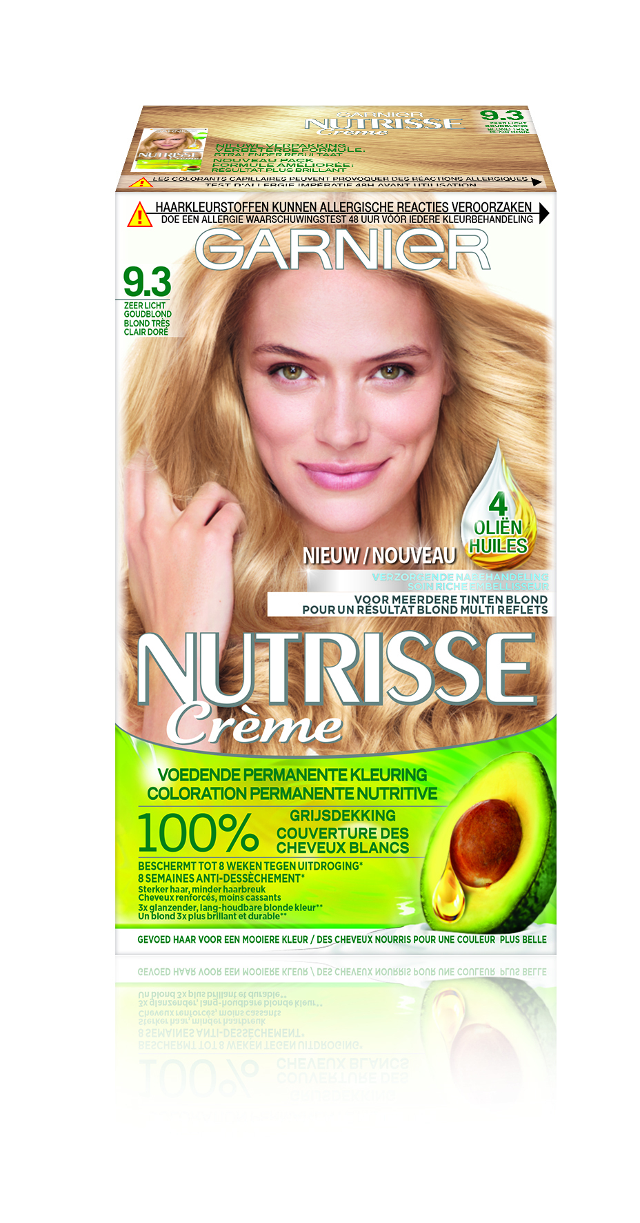 Garnier Crème Nutrisse Crème 93 - Zeer Licht goudblond - Haarverf