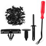 GOOACC 60 stuks blindklinknagels voor spatbord, flip-flare, bumperbevestigingsclip, assortiment bevestigingsclips 6506007AA 68039280-AA 6030441 voor Jeep Wrangler Chrysler Ford GMC