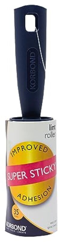 KORBOND Pluisrol - 5 m - Blauw - Verwijdert stof en pluisjes