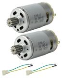 SureDeal® SRS390 moteur électrique, 6V, 18000 tr/min, 12 dents, 2 pièces