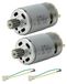 SureDeal® SRS390 moteur électrique, 6V, 18000 tr/min, 12 dents, 2 pièces