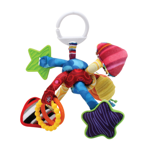 lamaze knopenblok Geel