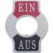 TRU COMPONENTS 1587663 TC-Indicator Plate ON/OFF Etiket Opdrukmotief EIN/AUS 1 pièce(s)